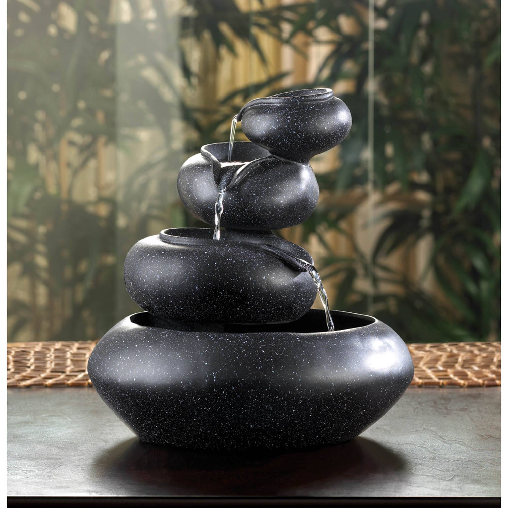 10" Tiered Bowl Tabletop Fountain